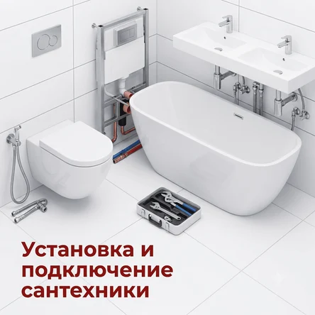 Установка и подключение сантехники